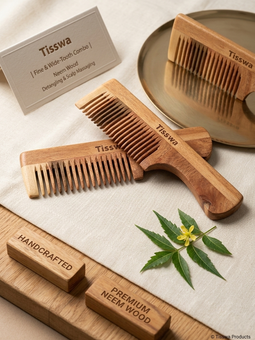Tisswa Neem Wooden Comb