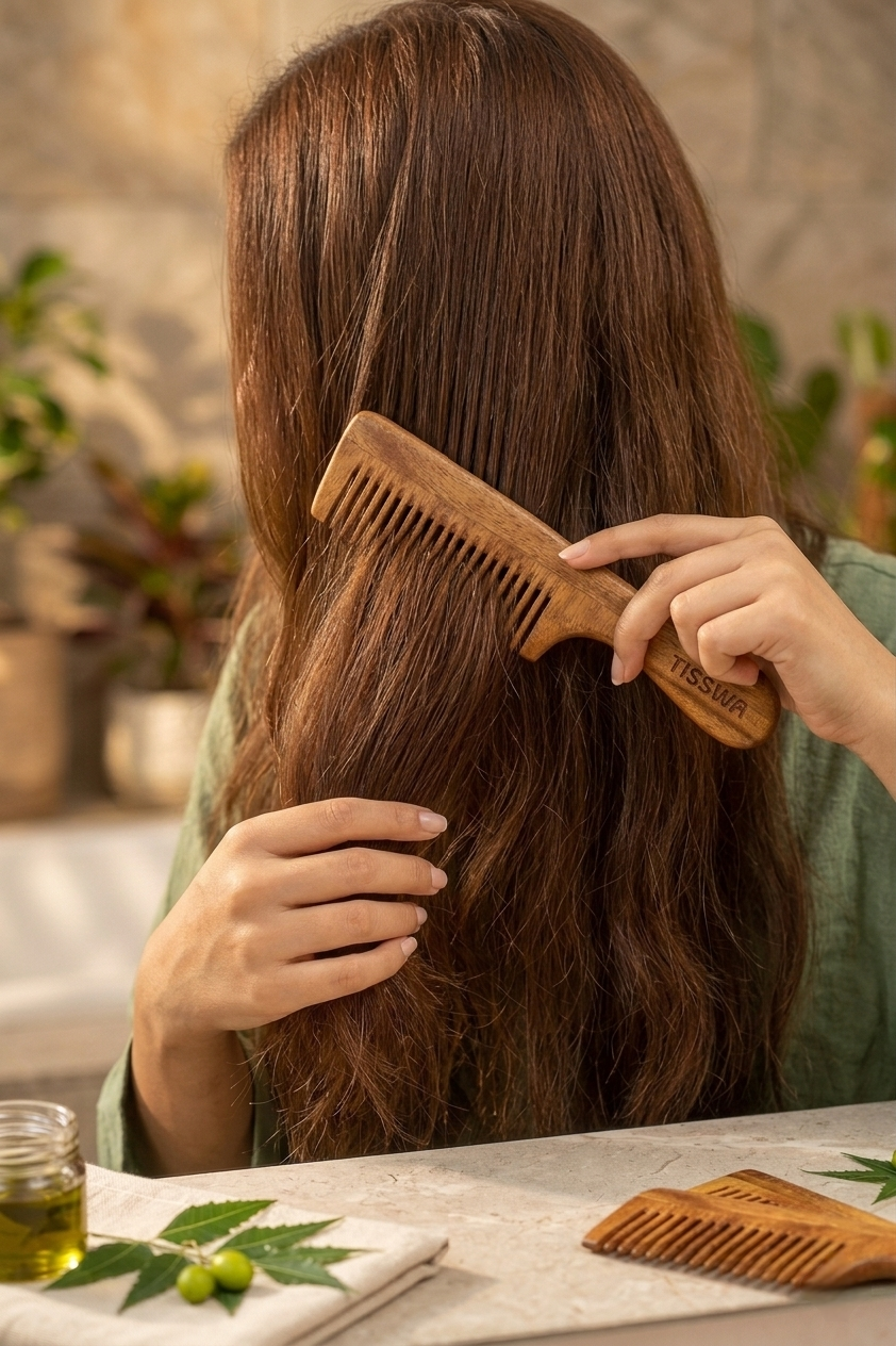Tisswa Neem Wooden Comb