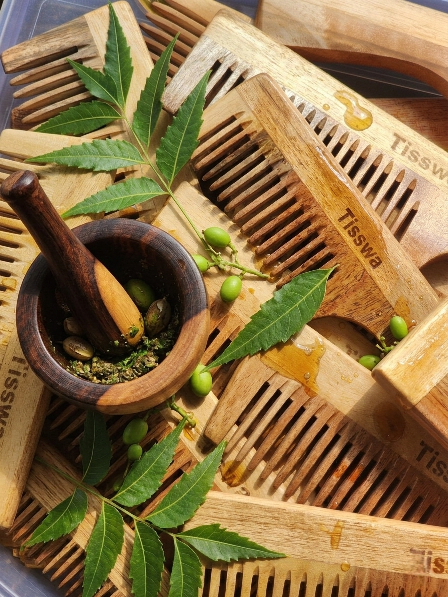 Tisswa Neem Wooden Comb